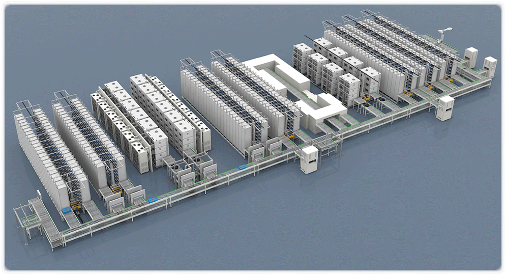 Soft pack lithium battery injection machine