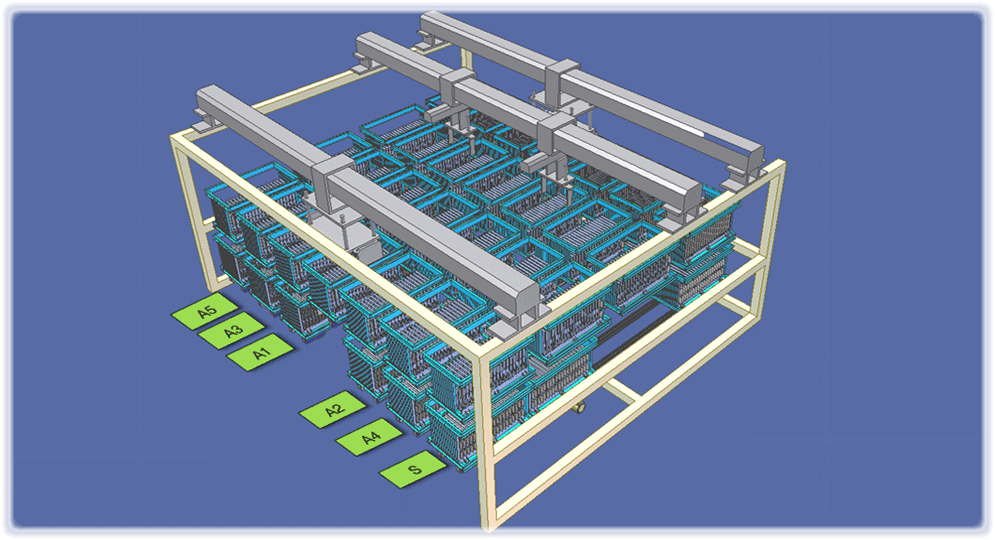 Chemical volume automatic line system