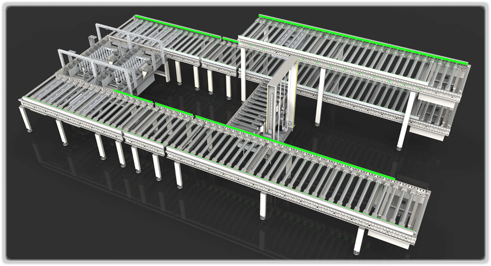 Chemical volume automatic line system